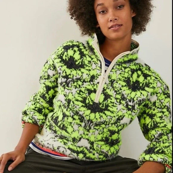Anthropologie Sweaters Nwt Never Worn Christina Fuzzy Fleece Pullover By Anthropologie Poshmark